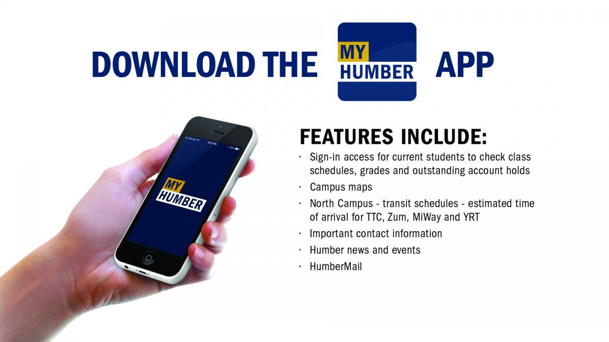 MyHumber Mobile App Humber Communiqué